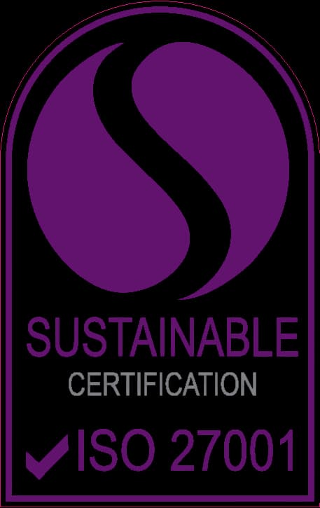 ISO/IEC 27001:2022 certified by Sustainable Certification