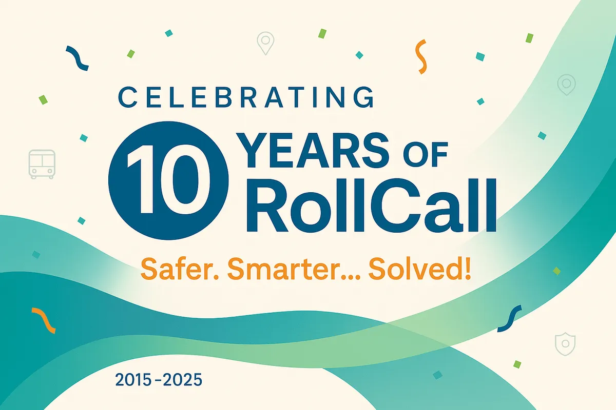 Celebrating 10 years of RollCall, 2015-2025: Safer. Smarter... Solved!