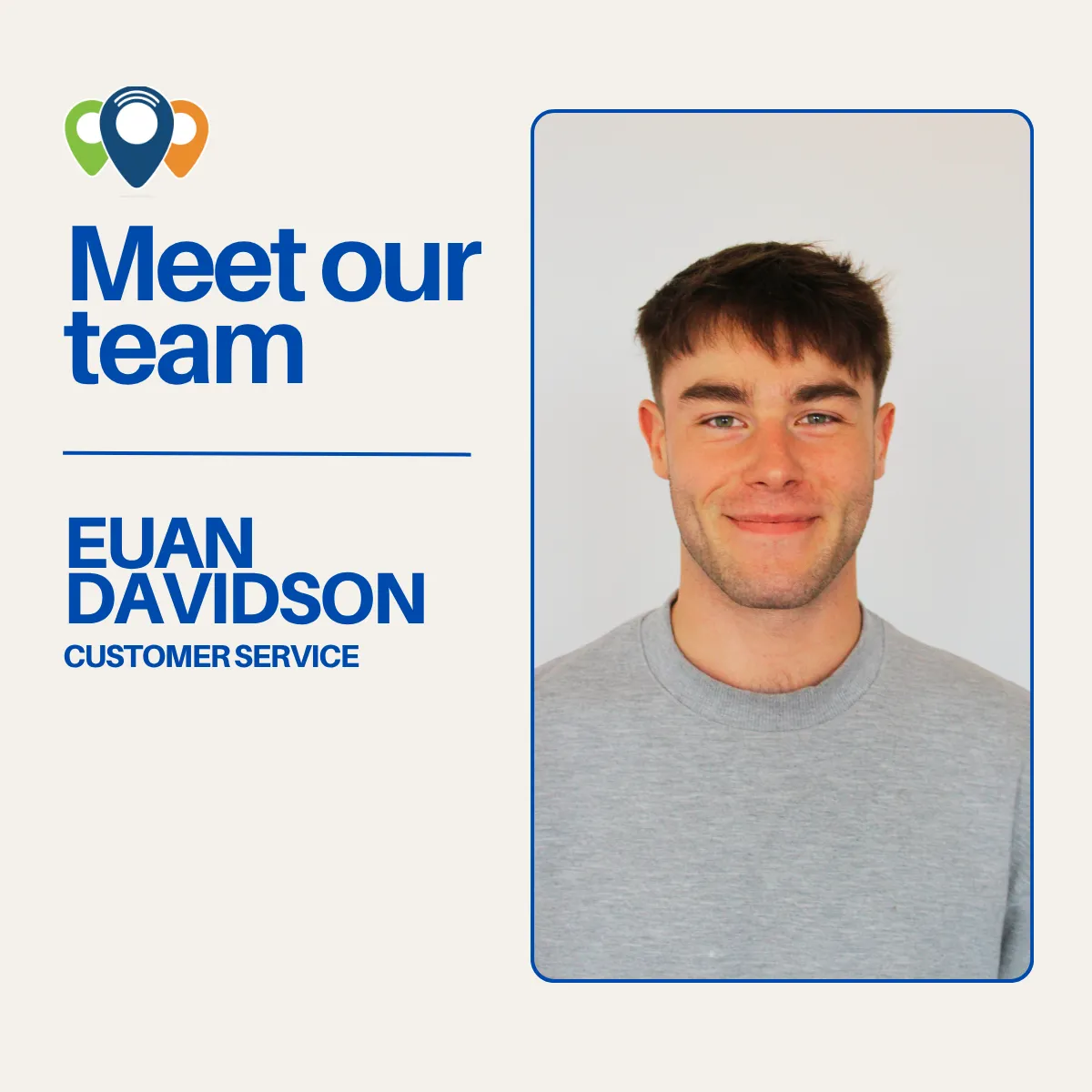 Meet our team: Euan Davidson, Customer Service
